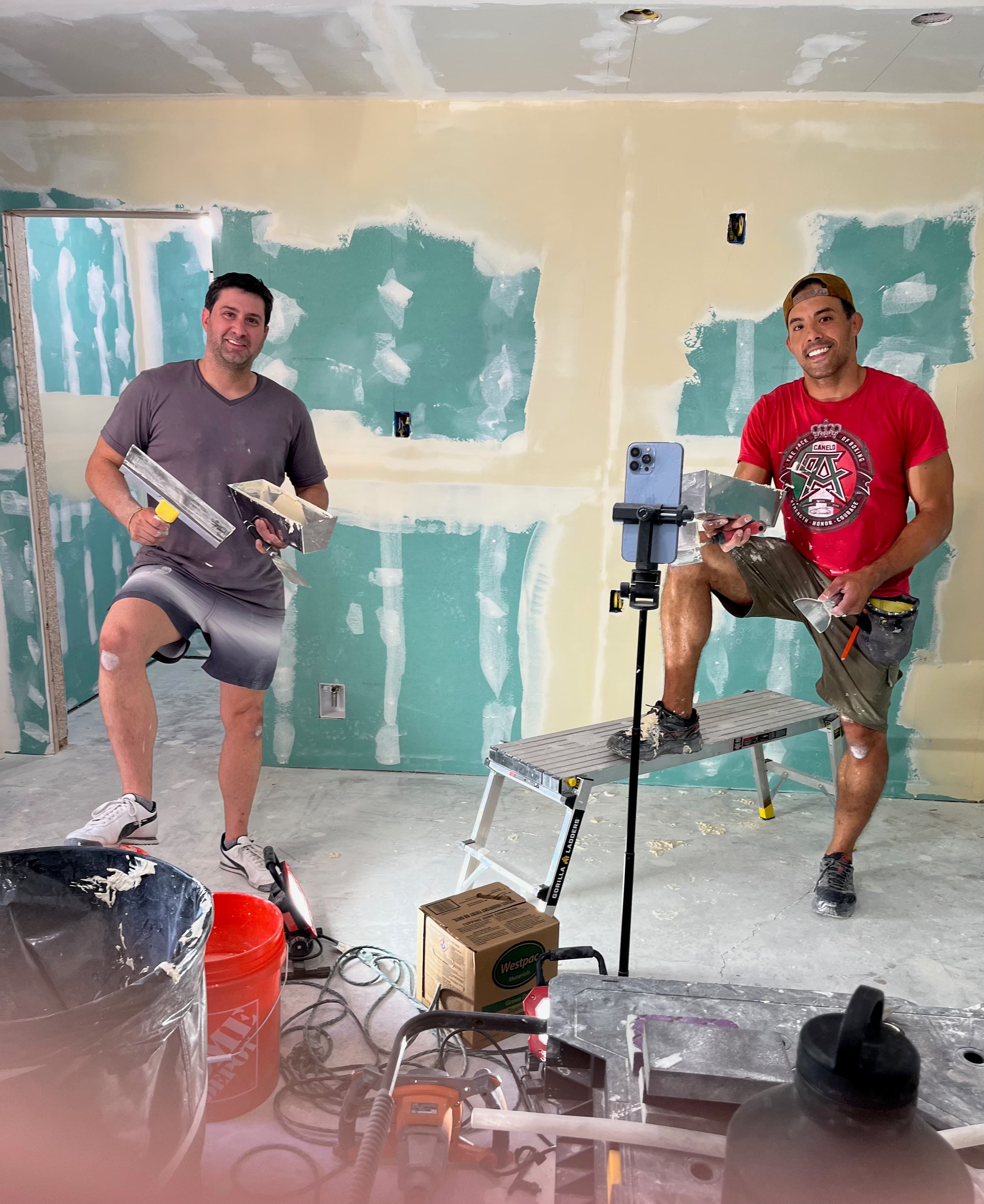 John and Joe working — Fratelli Remodel